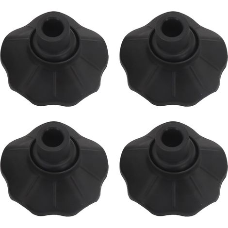 Ensemble de 4 protège-pieds chaises camping, assurant une protection (1/5)