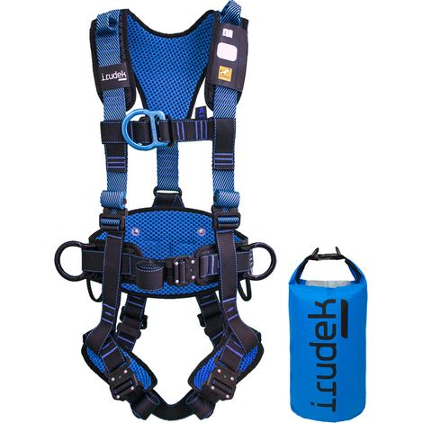 Irudek Wind Blue 4 Absturzsicherungsgurt - S/M - Schwarz / Hellblau