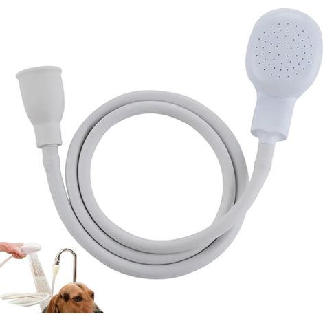 Pommeau De Douche Douchette En Plastique Avec Raccord Douchette Multifonction Pour Animal Domestique Douchettes Lavabo Avec Tuyau Flexible Pour Bain De Bébé, Animaux Domestiques (1/4)