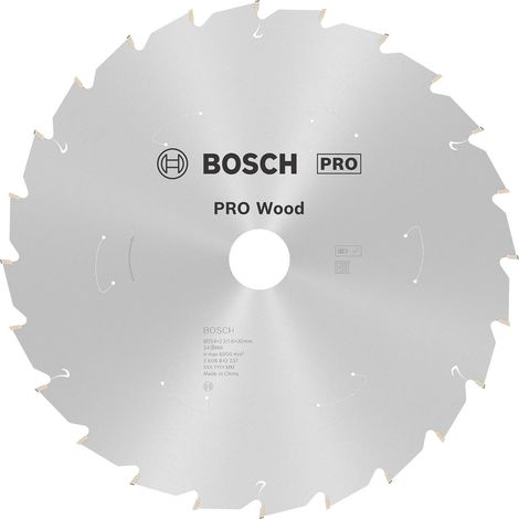 Lame de scie circulaire Standard for Wood Bosch, 254 x 30, 24 dents (1/4)