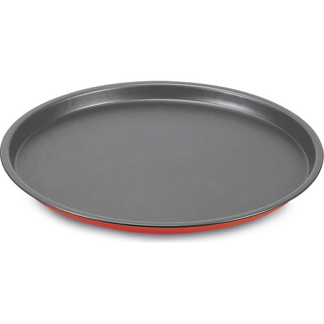 Guardini Rossana 2.0, Teglia Pizza 28 cm, Acciaio con Rivestimento Antiaderente, Colore Rosso/Grigio (1/2)