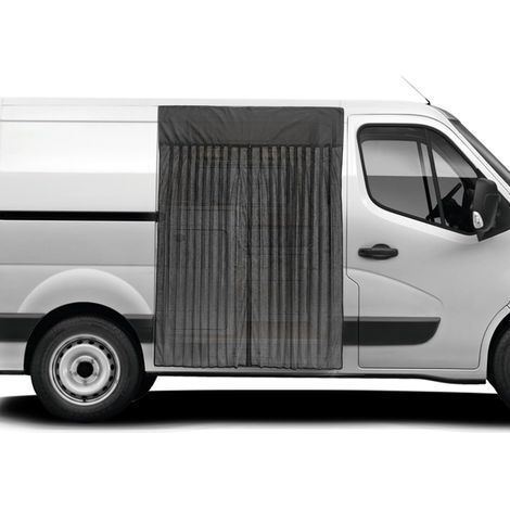 Moustiquaire Magnétique pour Fourgon,180x145cm Filet Anti-Insectes Porte Coulissante, Protection Anti-Insectes et Ventilation pour Camping-Car (1/5)