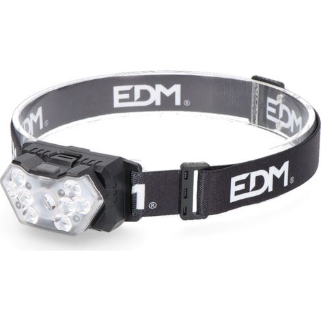 Batteriebetriebener Scheinwerfer 5W + 8x1W 400lm 9 LEDs EDM (1/5)