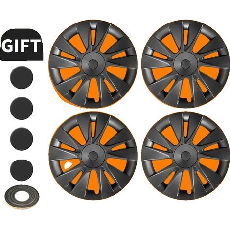 Couvre-roues, taille 18 pouces, construction en plastique durable, Style de Couteau (1/2)