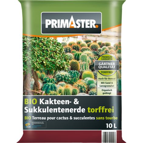 Primaster Bio Kakteen- & Sukkulentenerde torffrei 10 L Erde