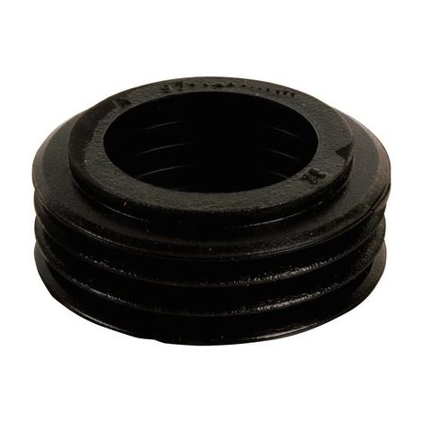 Geberit – Connecteur de tuyau de chasse intérieur – Raccord pour WC céramique – Filetage entrée 1/2" – Matière élastomère – Noir (1/10)