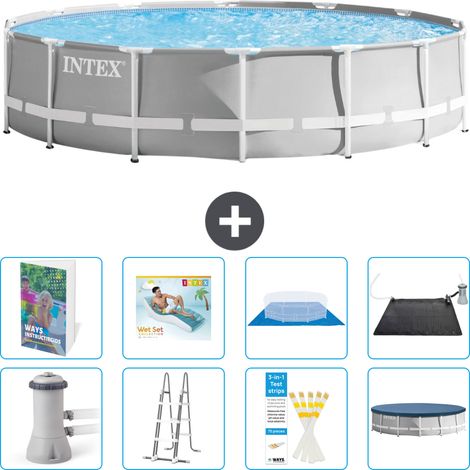 Intex Piscina Prism Frame Rotonda - 427x107 cm - 9-pezzi  S567 (1/4)