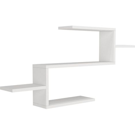 Mensola, libreria, mensola a muro Mensola, libreria, mensola a muro Bianco (1/5)
