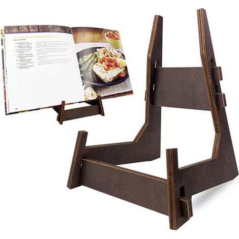 Support en Bois en Forme de N pour Cadre Photo, Certificat, Assiette Décorative ou Galette de Thé (1/4)