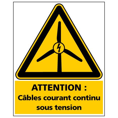 ETIQUETTE ADHESIVE EOLIENNE (C1427.PV). A l'unité .  - A l'unité