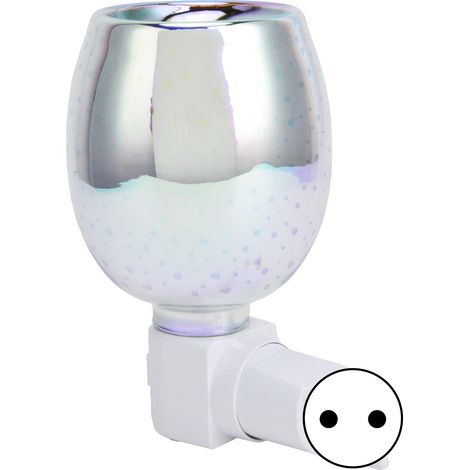 Lampe de nuit fondue de cire électrique 3D, chauffe-cire sans fumée, diffuseur de parfum pour maison, bureau, hôtel, prise UE 220V (1/5)