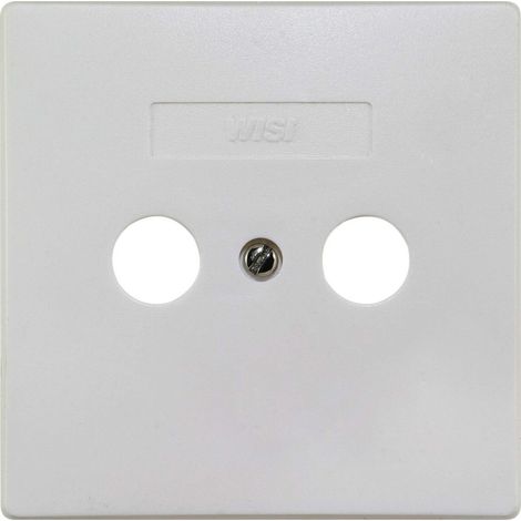 Wisi Abdeckplatte 2-Loch 75x75 mm DW42