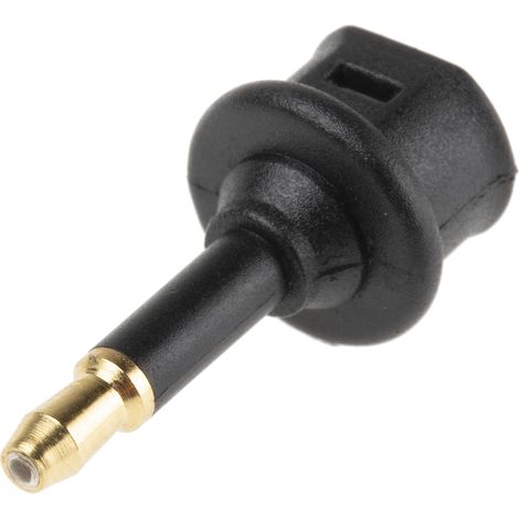 Adaptateur pour fibre optique, Jack optique, Noir, Perte d'insertion = 2dB ( Prix pour 1 ) (1/2)