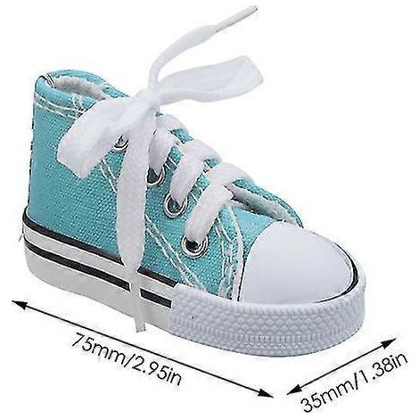 Kreative Motorrad-Seitenständer-Abdeckung, Mini-Schuh-Fahrrad-Fußstütze, Motorrad-Seitenständer 7,5 cm, Dekor-Motorradteile – 1 Stück, Hellblau (1/5)