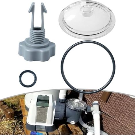 Couvercle de filtre à sable SF80110-1 avec joint torique et valve de rechange pour pompe à sable Intex 12 pouces (1/3)