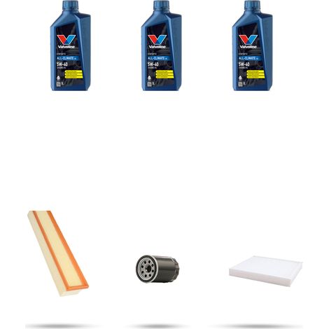 Kit tagliando 3 FILTRI e 3L OLIO compatibile con Fiat Punto Evo 1.2 48kw dal 2009 (1/5)