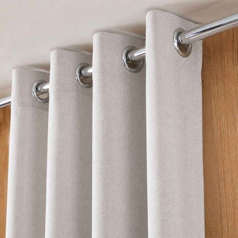 Rideau obscurcissant et thermique effet lin 140x240cm (1/5)