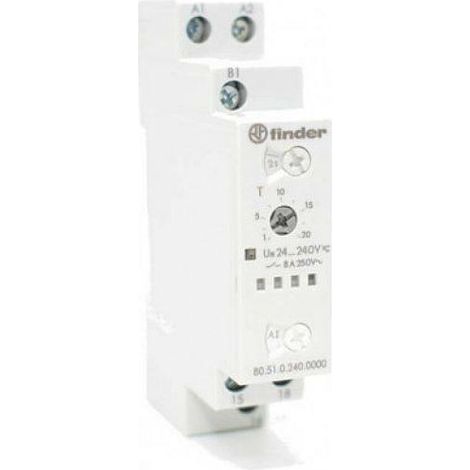Finder rele' temporizzatore multifunzionale 24/240v 8a 805102400000