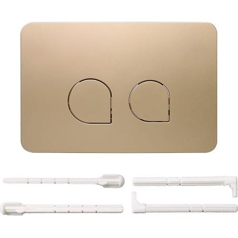 Kit de double bouton de chasse d'eau pour WC Geberit UP300 UP320 et Sigma-all Series Panneau d'économie d'eau efficace Design moderne minimaliste Construction en plastique Installation facile 246 x (1/5)