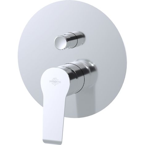 Presto Albos 7127400 Grifo ducha monomando mezclador empotrable 2 vías Albos cromo (1/2)