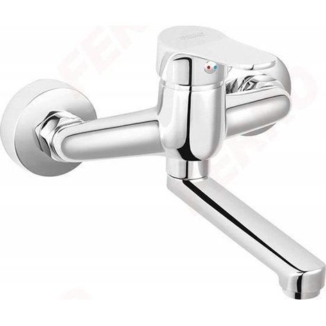 Ferro Robinet moderne chromé avec bec pivotant 187 mm (1/2)