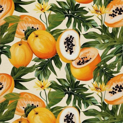 Tela decorativa para exteriores Oxford - Motivo frutal DX6663 (1/5)