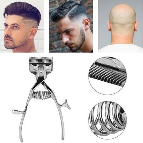 Tondeuse à cheveux manuelle de mode, coupe de cheveux à main, silencieuse, non électrique (1/5)