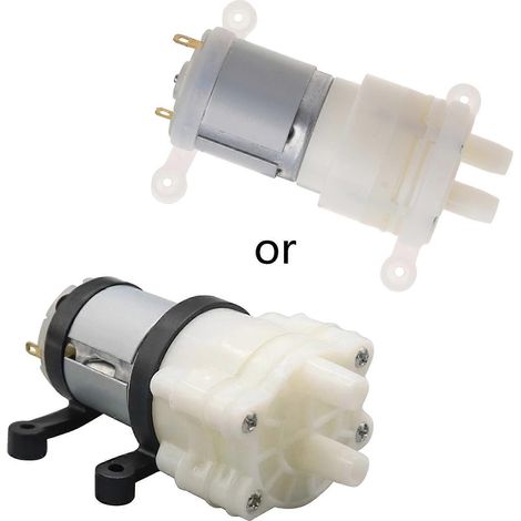 Pompe à eau auto-amorçante 12V, mini pompe à membrane silencieuse, micro pompe à eau compatible avec les distributeurs d'eau et les aquariums, pompe multicolore. (1/5)