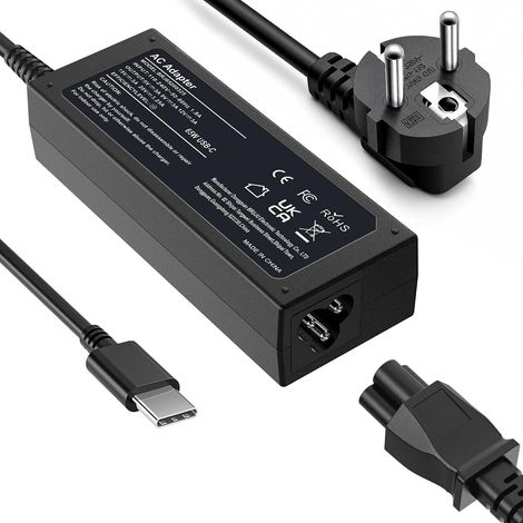 Universel 65W Chargeur Ordinateur USB C Compatible avec 15 (1/5)