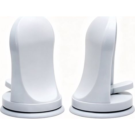 Pédale à ventouse pour salle de bain, support pour les pieds utilisé pour raser les poils des jambes, tabouret de bain sans perçage, lot de 2 (1/5)