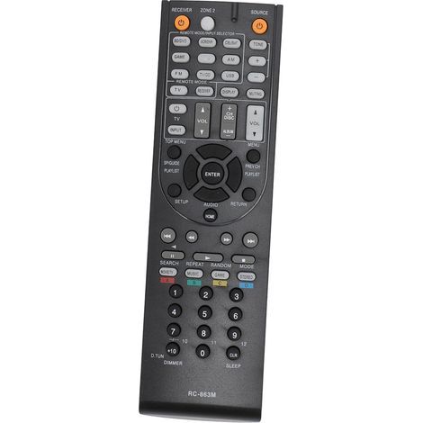 Ersatzfernbedienung RC 863M für AV-Receiver, kompatibel mit den Modellen RC 882M, TX NR5010, TX SR445, RC 863M und RC 865M. (1/5)