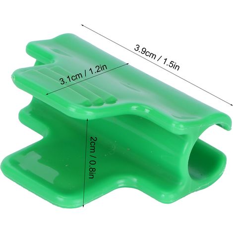 Pinces à boucle en Film plastique, 30 pièces, pinces à pression pour serre, accessoires fournitures de jardinage (1/5)