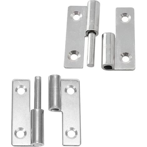 Charnière Amovible En Forme De Drapeau inox, For Portes Aluminium (1/5)