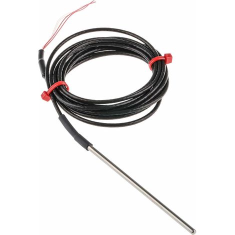 Capteur RTD PT100 RS PRO, Ø 3mm, L.100mm + 2m, +250°C max, Câble ( Prix pour 1 )