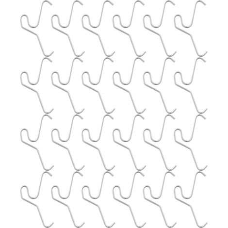 48 cintres en brique  Pendentifs d'image de noël en plein air sans perceuse, supports de bas muraux à pince à crochets, pour éclairer les plantes, guirlandes, bas d'images (1/5)