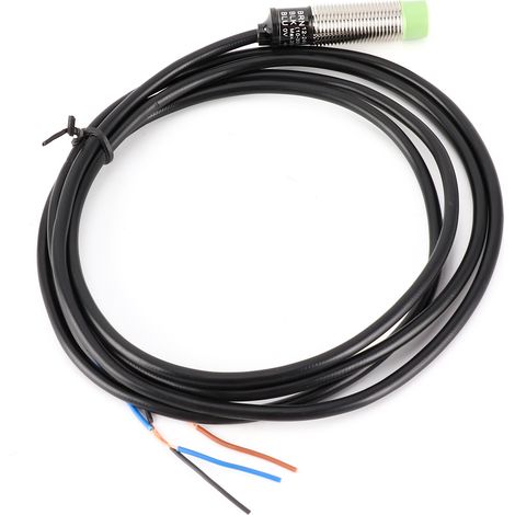 Interrupteur de proximité inductif cylindrique BERM PR12-4DN2, capteur 3 fils industriel, contrôleur d'alimentation 10-30VDC, équipement de commande (1/5)