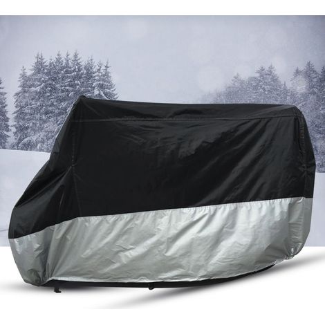 XXL Motorrad-/Rollerabdeckung – Wasserdicht, UV-beständig, regendicht, staubdicht, atmungsaktiv – Schutz für Outdoor/Garage (1/5)