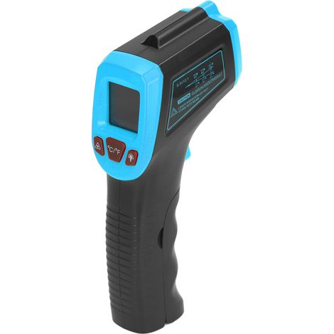 Berührungsloses Infrarot-Temperaturmessgerät, tragbares digitales Thermometer aus blauem ABS-Kunststoff, industrielles Heißluftgebläse für den professionellen Einsatz (1/5)