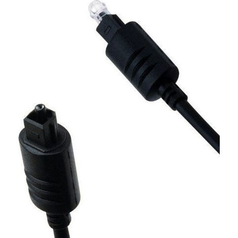 Câble optique Toslink - T'nB - FO01 - M/M - 1 m - Noir