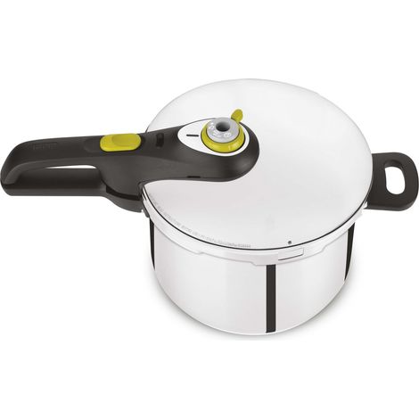 Tefal P2530738 Secure 5 Neo V2 olla a presión de acero inoxidable 6L