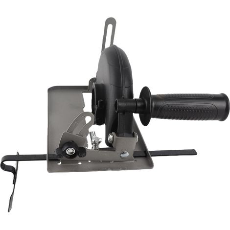 Support de meuleuse d'angle en métal réglable avec couvercle anti-poussière pour meuleuses de 100 mm, 115 mm et 125 mm (1/5)