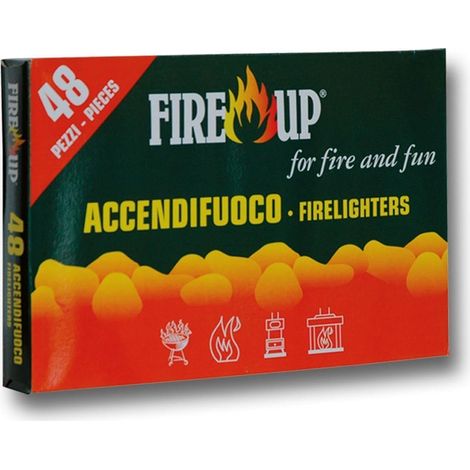 Accendi fuoco per stufe e barbecue diavolina con Kerosene confezioni da 48 cubetti -Confezione da 5 tavolette (1/2)