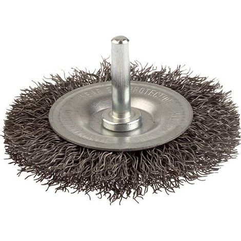 Lessmann DIY Wheel Brush 100 x 10mm with 0.35 Steel Wire - Model LES41015307 (1/3)