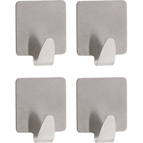 Set mit 4 haken aus edelstahl 3m karo - chrom - Tendance