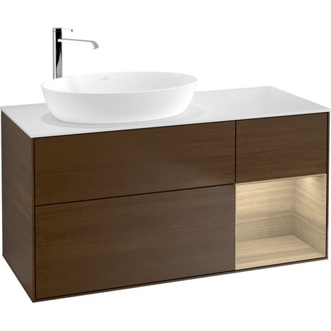 Villeroy & Boch F931PCGN meuble sous-plan Finion F93 (1/2)