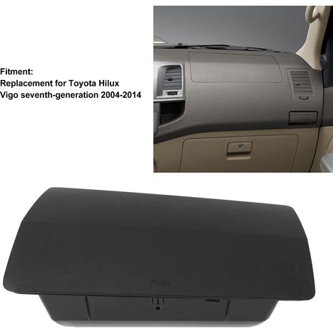 Caja de almacenamiento para el salpicadero 55042 0K020 para Toyota Hilux Vigo generación 7, interior negro. (1/5)