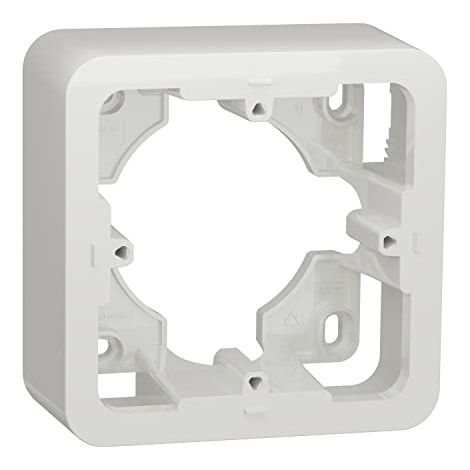 Caja superficie Schneider Electric Unica fácil instalación 9,9x9,1 cm (1/4)