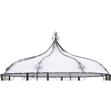 Ersatzdach für Pavillon BURMA, Polyester PVC-beschichtet weiss