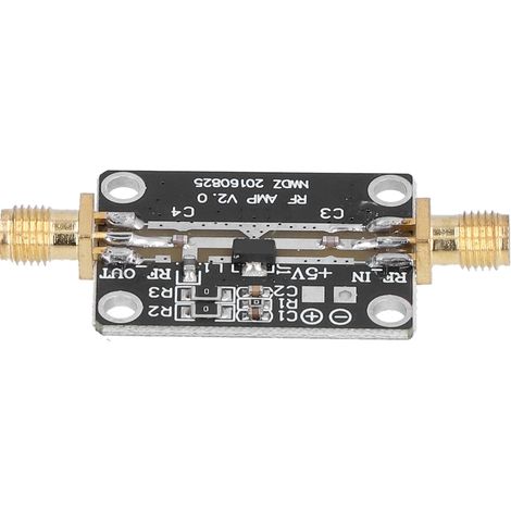 HF-Breitbandverstärker, Breitband-Schaltmodul mit hoher Verstärkung und geringem Rauschen, unbestückte Platine, 0,05–4 GHz (1/5)
