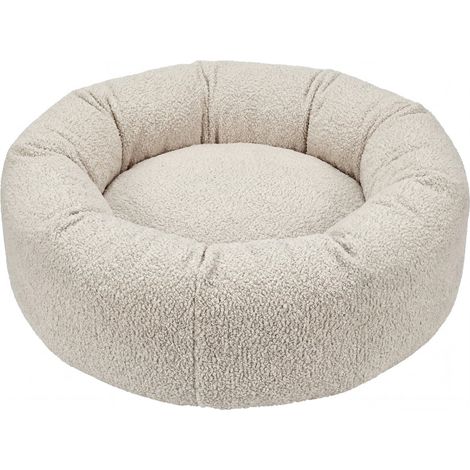 MOKA - Panier chien/chat tissu bouclette - M - Beige